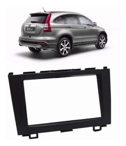 Moldura Painel 2 Din Dvd Honda Crv 2007 A 2011 Expex