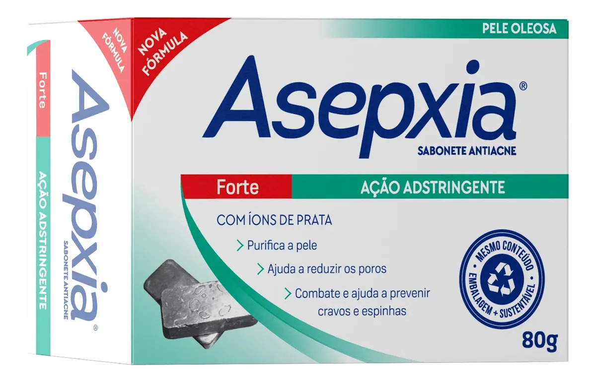 Sabonete Facial Asepxia Forte 80g