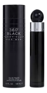 Perfume Perry Ellis 360 Black Men 100ml Original Factura A