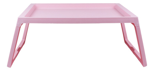 Mesa Portatil Plegable Bandeja Notebook Desayuno Cama Full Rosa