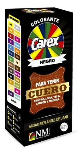 Tinte Colorante Paracuero Negro