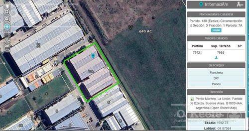 Alquiler - Galpon 2000m2 - Parque Industrial - Canning