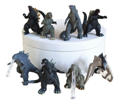Juego De 8 Figuras De Godzilla De Dinosaurio De 4ª Generació