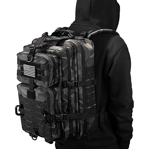 Mochila tactica negra sale