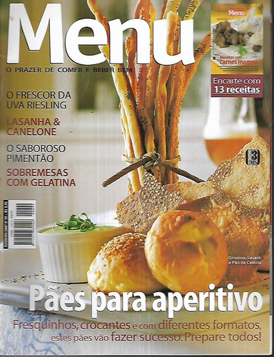 Revista Menu O Prazer De Comer E Beber Bem Nº 99