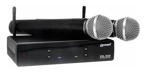 Microfone Sem Fio Duplo Uhf Lexsen Xsl 502 - E