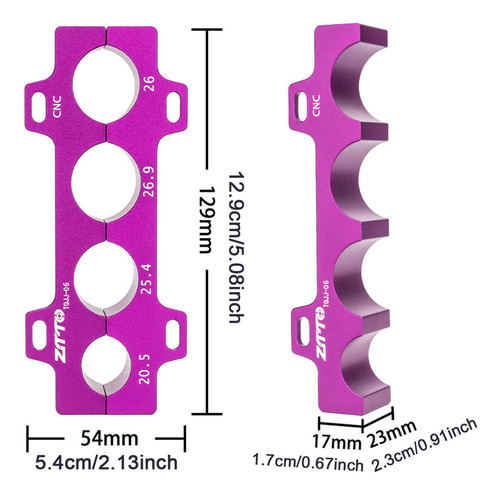Morsa De Mandíbula Para Bicicleta, 12,9 X 5,4 X 1,7 Cm