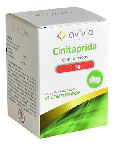 Cinitaprida 1mg 25 Tabletas 1mg Caja Con Frasco Con 25 Compr
