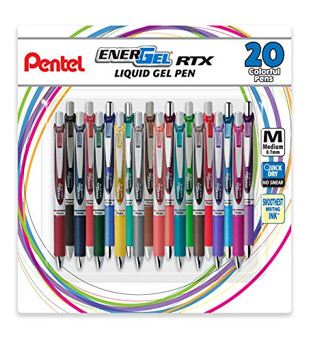 Pentel Energel Rtx Boligrafo De Tinta De Gel Liquido Retract