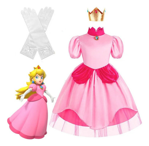 Disfraz De Peach Princess Dezentai Cosplay Trajes De A