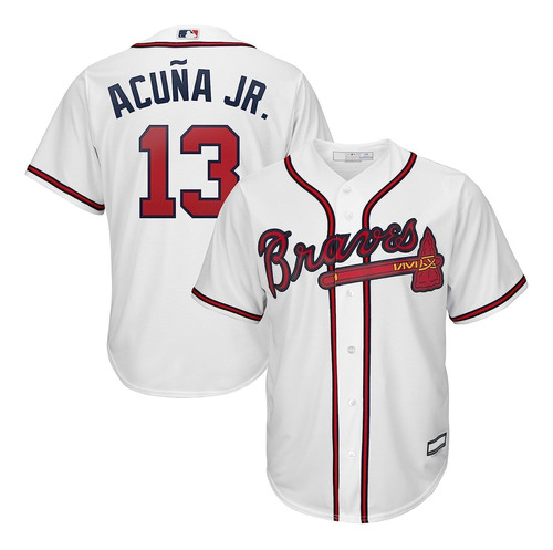 Ronald Acuña Jr. Atlanta Braves Mlb Toddler 24 White H...