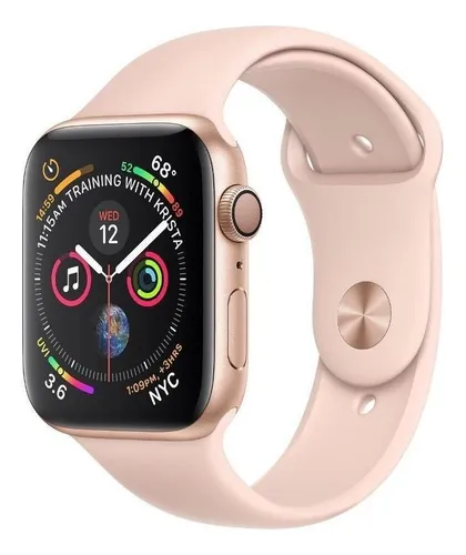 Apple watch 4 gold clearance pink