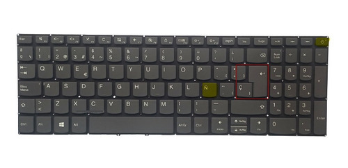 Teclado Lenovo 320-15abr V130-15ikb 330-15ikb Gris Sp