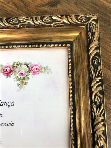 Imagem 3 de 4 de Quadro Oração Da Criança 19,5cmx24,5cm