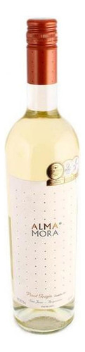 Caja De 12 Vino Blanco Alma Mora Pinot Grigio 750 Ml