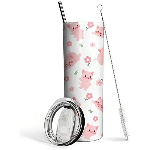 comprar Mofvugz Pollo Tumbler Con Lid Y Straw, Regalos De 3kjsv