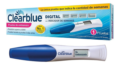 Clearblue Test De Embarazo Digital Con Indicador De Semanas