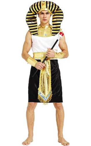 Disfraz De Faraón Egipcio De Rey Tutankamón Para Hombre