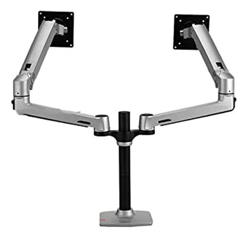 Soporte Doble Monitor 17-38  Con Abrazadera De Aluminio.