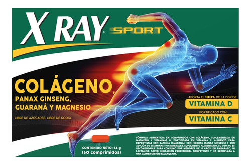 X-ray Sport Colageno X 60 Comprimidos