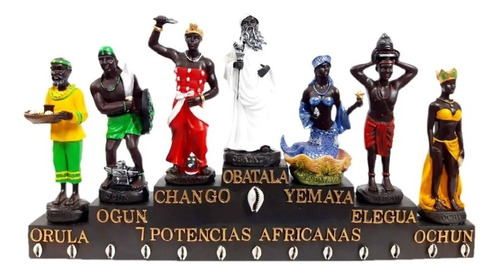 7 Potencias Africanas Eleguá Orula Shango Obatala Oshun...