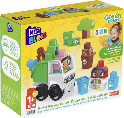Mega Bloks Fisher Price Builds Building Blocks, Green Town S