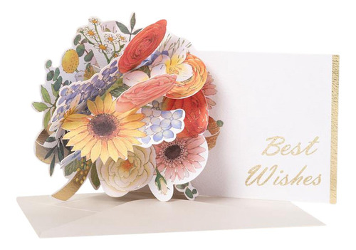 Tarjeta De Felicitación De Flores Tarjeta Del Día De La