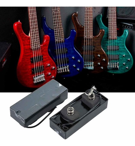 Imagen 4 de 10 de Bass Pickup 2 Piezas 5 Cuerdas Instrumento Musical Eléctrico