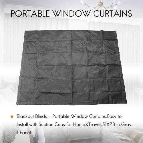 Cortinas Blackout - Persianas Portáteis, Fáceis