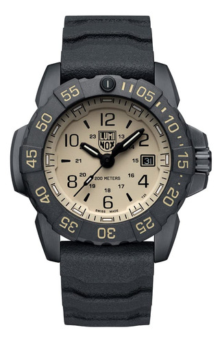 Luminox Navy Seal Sea Series Black/sand 1.772 In Reloj De Bu
