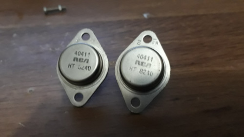 Transistor 40411 Rca 2 Peças = Mj802 Mj15003 Melhor Q 2n3055
