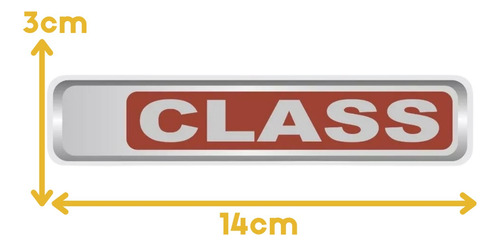 Par Emblema Adesivo Resinado Class Ford Fiesta 2011 12 13 14