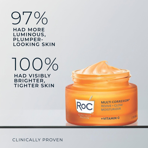 Roc Hidratante Facial Roc Multi Correxion Revive + Glow Con