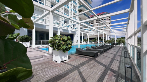 Apartamento En Venta Amueblado Frente Al Mar, Malecon De Santo Domingo