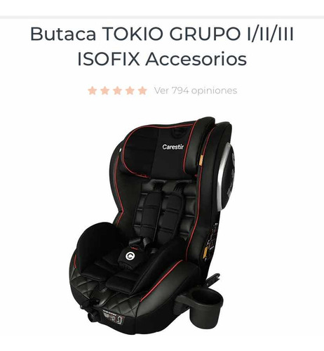 Butaca Tokio Isofix Carestino