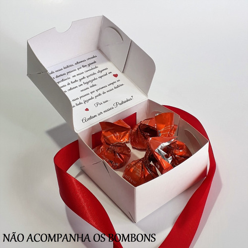 Imagem 3 de 4 de 20 Caixas Convite Padrinhos Casamento Corsage Gravata