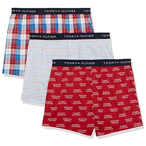 Set De 3 Boxer Talla Large Para Hombre Tommy Hilfiger