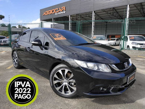 Imagem 3 de 15 de Honda New Civic Lxr 2.0 Flexone 2015 78.000 Km