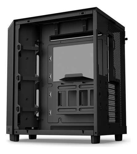 Gabinete Nzxt H6 Flow Negro Cc-h61fb-01 Atx/matx/m-itx 3 Fan