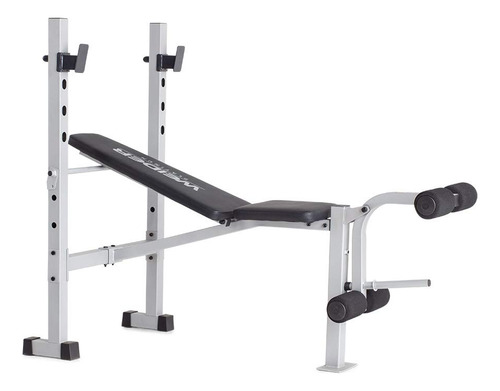 Weider Platino Standard - Banco, Color Negro