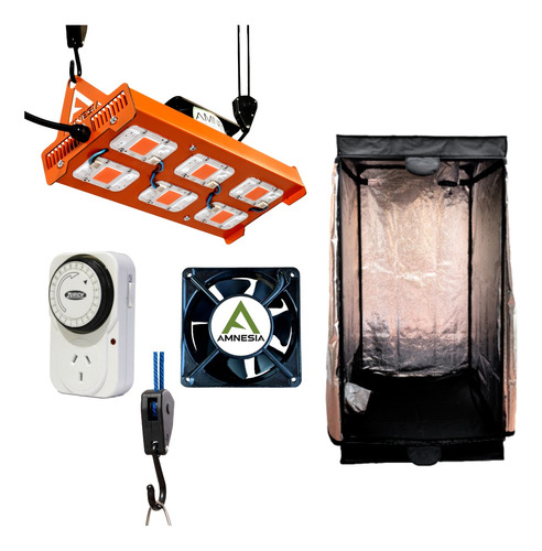 Combo Full Kit Indoor Led Carpa 80x80 + Led 300w Completo