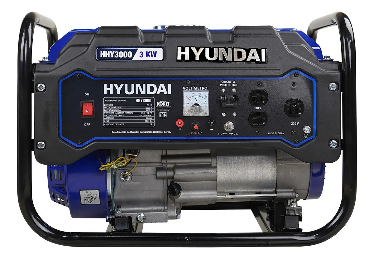 Generador Hyundai Portatil A Gasolina 3.0 Kw - Hhy3000
