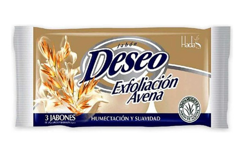 Jabón Deseo Avena 110gr X 3unid - g a $30