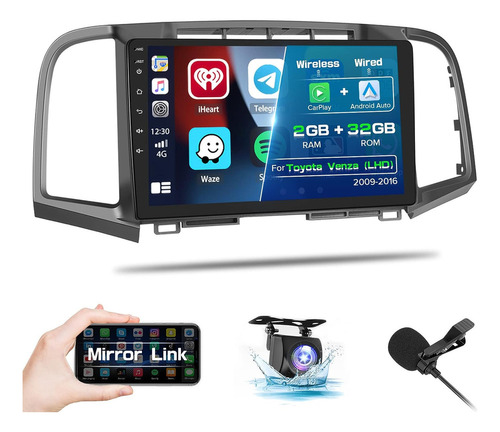 Estéreo Para Coche Android Toyota Venza Radio (lhd) 09-2016
