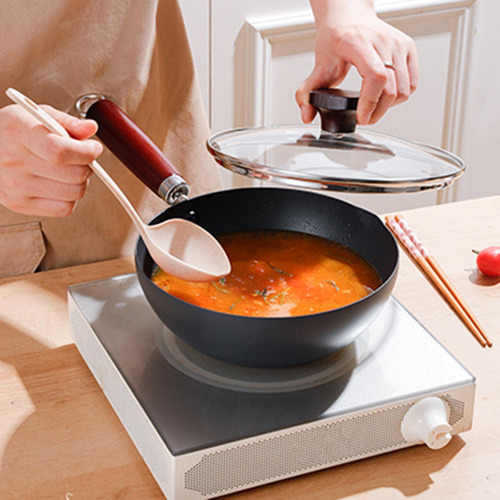 Panela Wok Com Tampa, Wok Antiaderente Com Tampa, Panelas E