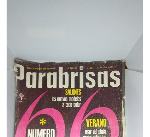 Revista Parabrisas N°62 Año V Enero 1966 Ed. Abril