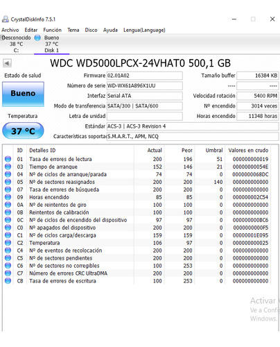 Disco Notebook Western Digital Wd5000lpcx 500gb Ok!!! (Usado)
