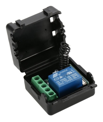Imagen 2 de 6 de Módulo Rf 1 Relé Inalámbrico Control Remoto 12v 433mhz