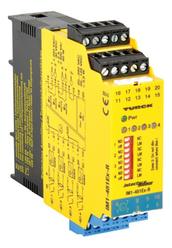 Barrera Seguridad Intrinseca, 4 Canales, Im1-451ex-r, Turck