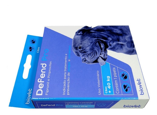 Kit 2 Defend Pro Cães (acima 40kg) - Biovet